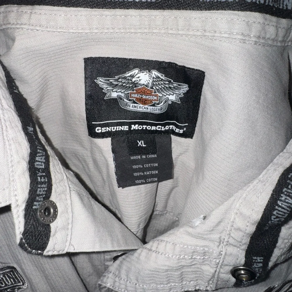 Harley-Davidson Tan Button Down Shirt - Picture 10 of 10